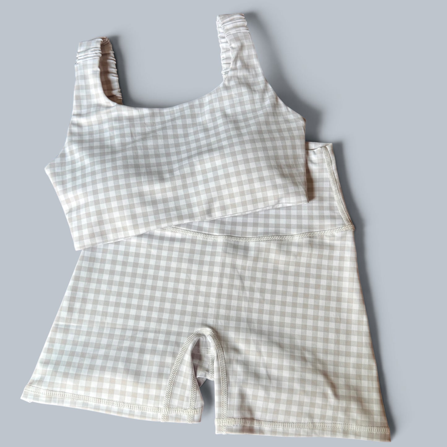 Gingham Check Bra