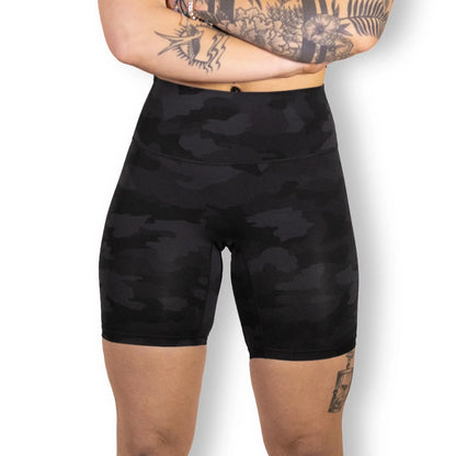 Camo 8" Biker Short