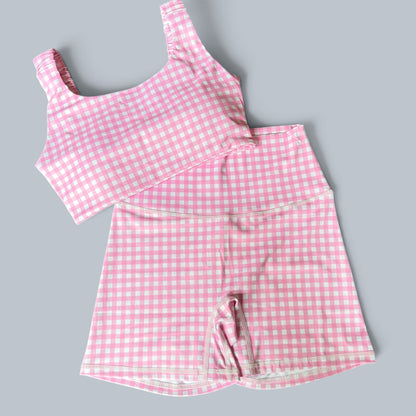 Gingham Check Shorts