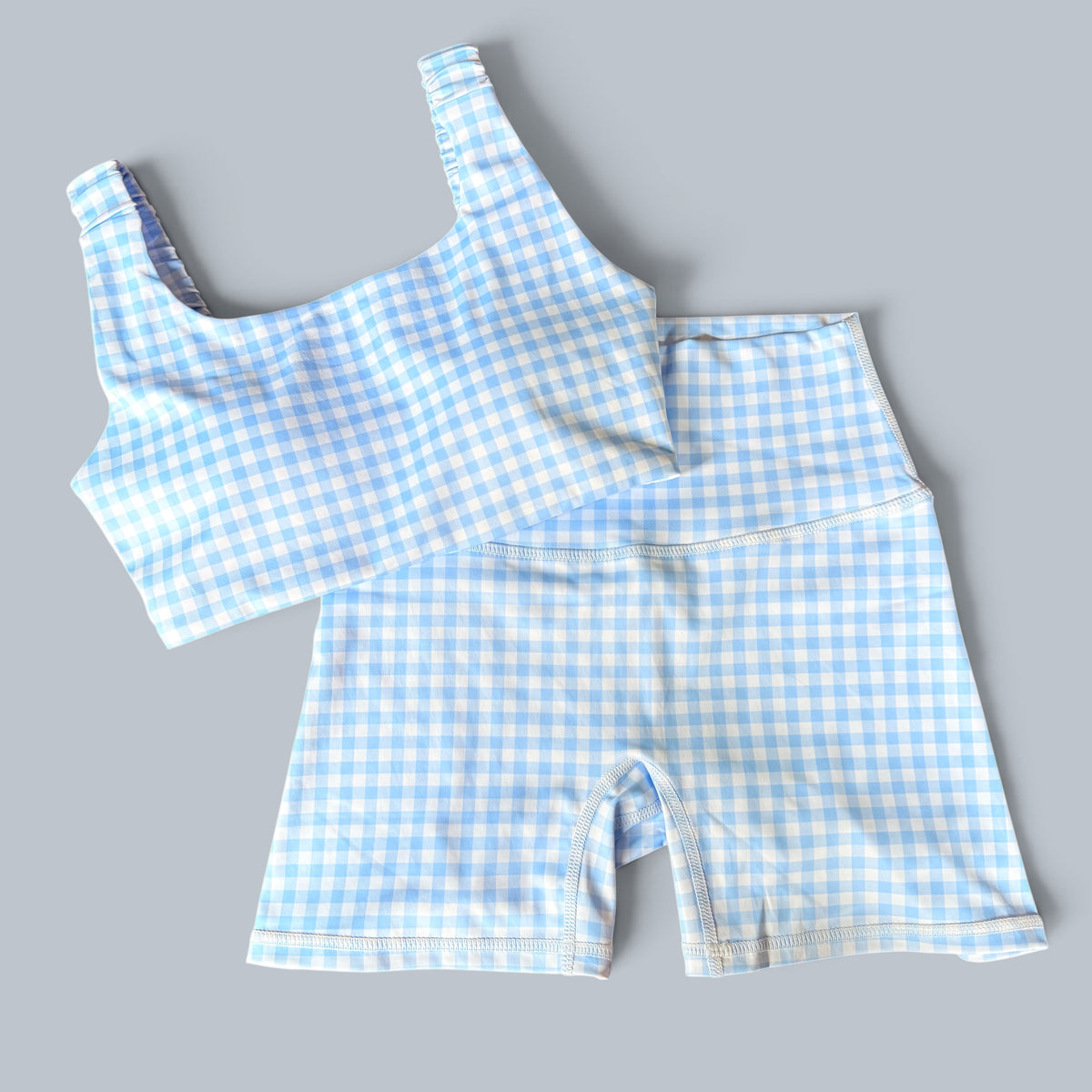 Gingham Check Shorts