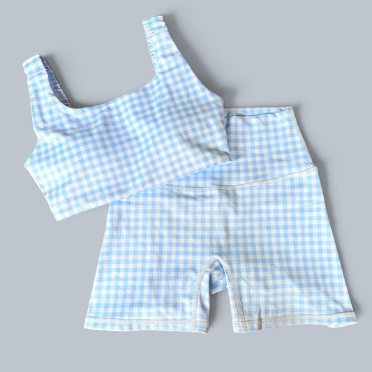 Gingham Check Bra
