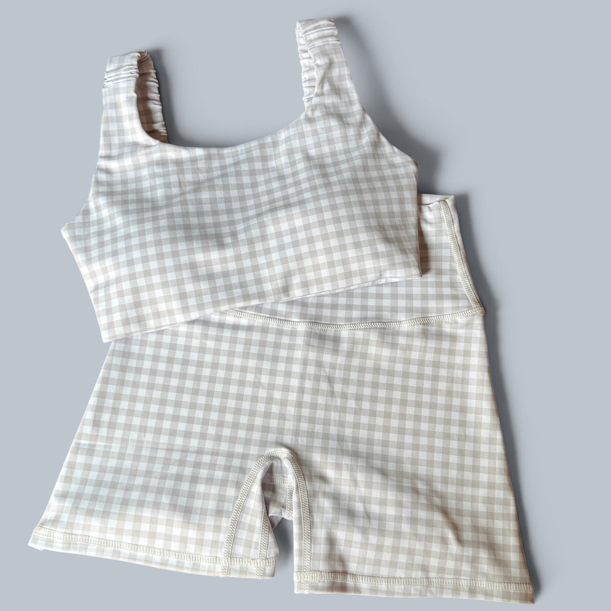 Gingham Check Shorts